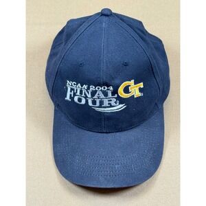Vintage Georgia Tech Yellow Jackets NCAA 2004 Final Four Navy Blue Hat Cap